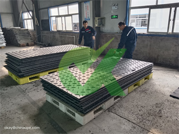 customized size plastic road plates 3/4 Inch for construction